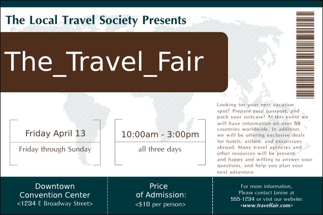 Airline Poster Product Front