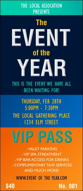 All Purpose Bright VIP Pass Product Front