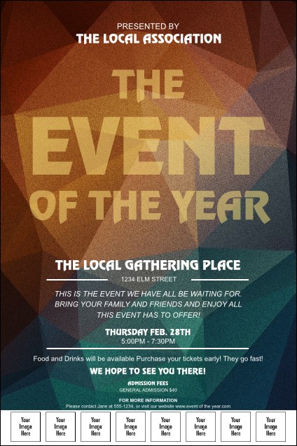 All Purpose Geometric Logo Poster Product Front