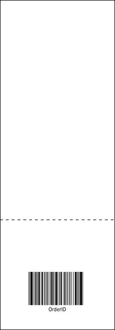 Squares Raffle Ticket Product Back