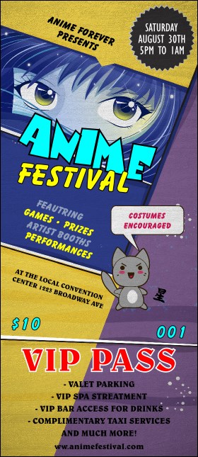 Anime VIP Pass Product Front