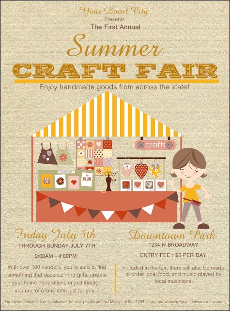 Craft Flyer Product Front