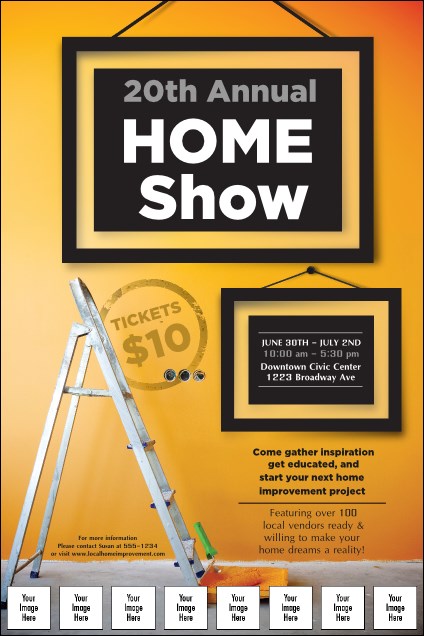 Home Makeover Logo Poster Product Front