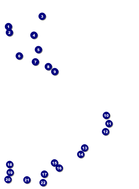 Spaceship Invitation Front Field Markers