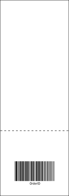 Postcard Event Ticket Product Back