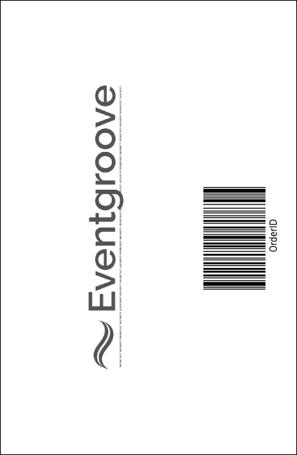 All Purpose Chalkboard Black and White Drink Ticket Product Back