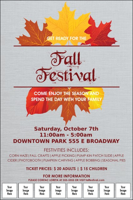 Fall Simple Image Poster Product Front