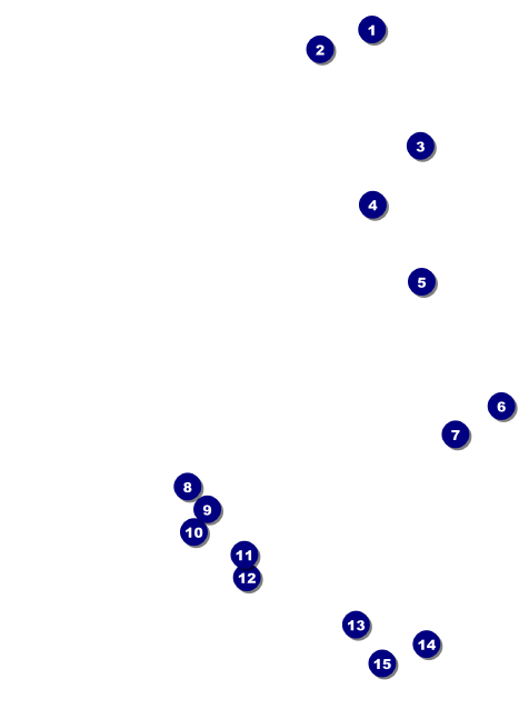 All Purpose Triangles 2 Black and White Invitation Front Field Markers