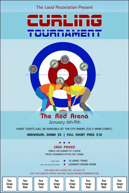 Curling Tournament Image Poster Product Front