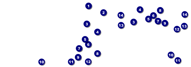 Red Glitter Reserved Event Ticket Front Field Markers