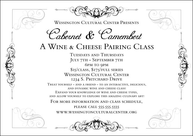 Black Tie Gala Postcard Mailer