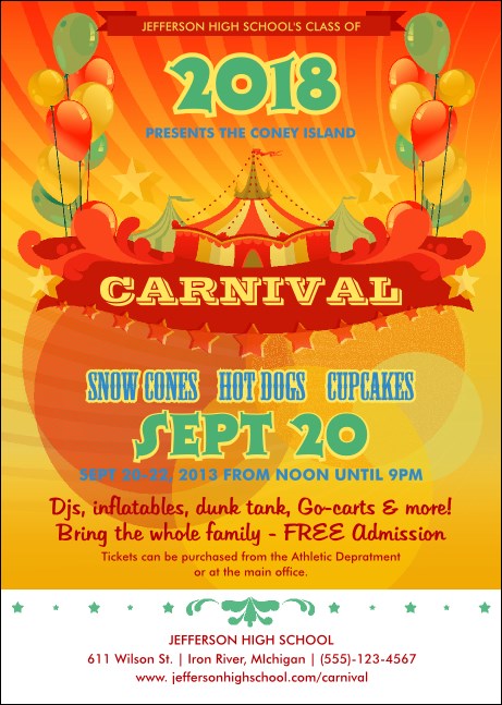 Carnival Postcard Mailer