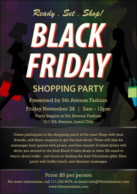 Black Friday Postcard Mailer Product Front