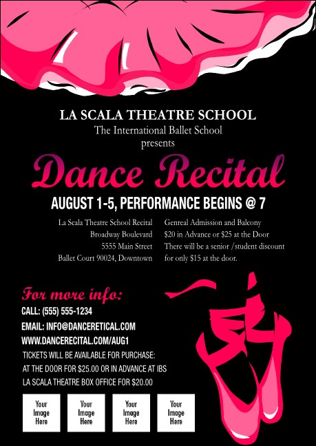 Dance Recital Postcard Mailer Product Front