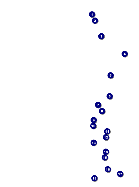 Comedy Spirals Flyer Front Field Markers
