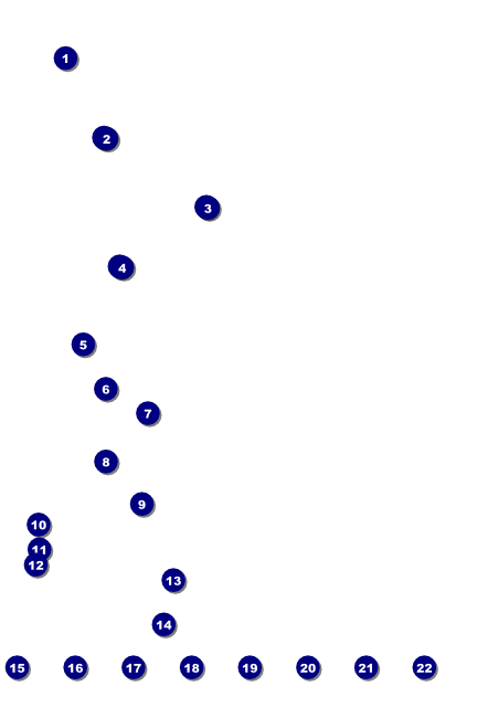 Stag and Doe Pattern Image Poster Front Field Markers