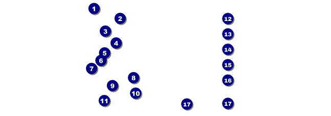 Orange Ribbon Raffle Ticket Front Field Markers