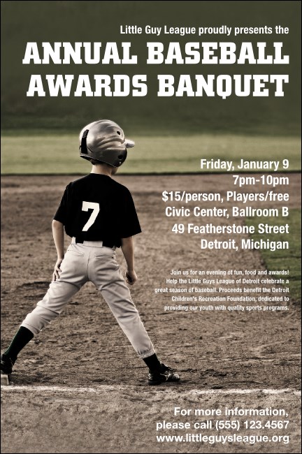 Baseball Poster Product Front