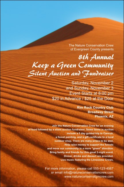 Nature Series - Desert Poster Product Front