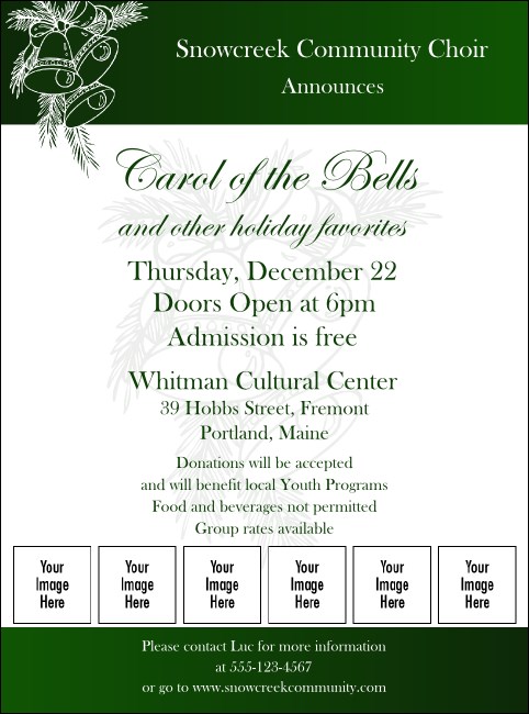 Christmas Bells Flyer Product Front