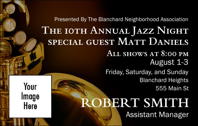 Jazz VIP Event Badge Medium (REPLACED) Product Front