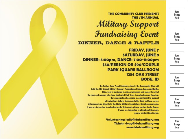 Yellow Ribbon Flyer Product Front