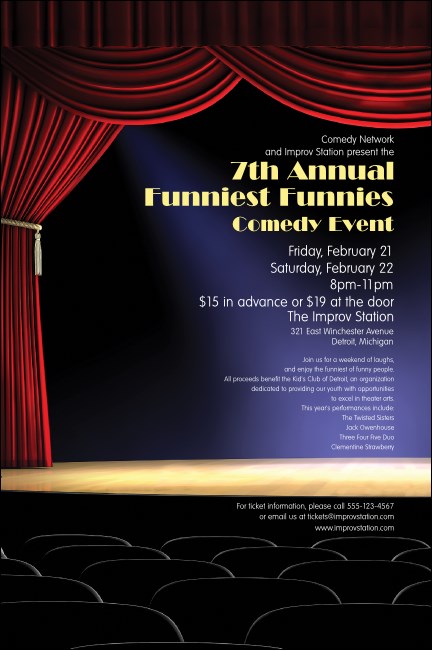 Stand Up Comedy Poster