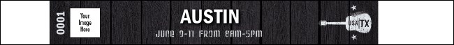 Austin Music Premium Synthetic Wristband Product Front