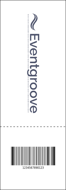 Wheat QR Event Ticket Product Back