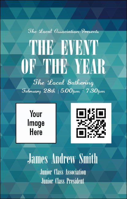 All Purpose Blue VIP Event Badge Medium Product Front