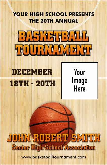 Basketball Court VIP Event Badge Small Product Front