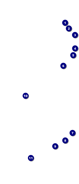 Football Lights VIP Event Badge Large Front Field Markers