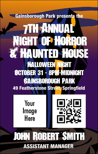 Haunted House VIP Event Badge Medium