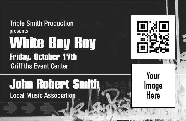 Hip Hop BW VIP Event Badge Small