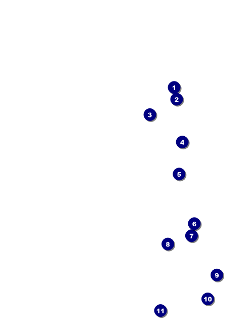 All Purpose Circle Economy Event Badge Front Field Markers