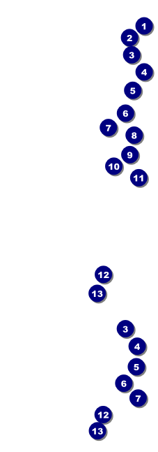 West Virginia General Admission Ticket Front Field Markers