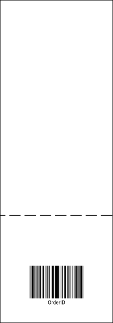 All Purpose Big Logo Event Ticket (Black & White) Product Back