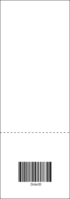 Dance Silhouette Event Ticket Product Back