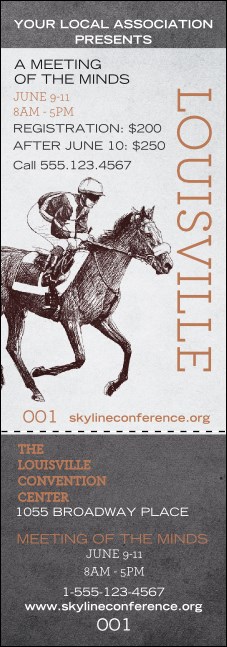 Louisville Event Ticket