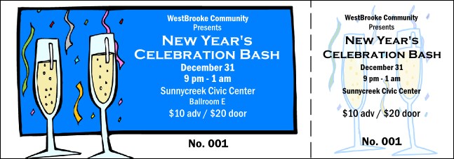 Celebration General Admission Ticket 001 Product Front