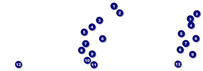 Snowflake General Admission Ticket Front Field Markers