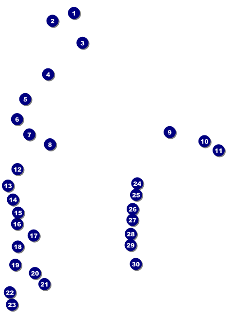 MMA Main Event Brown Invitation Front Field Markers
