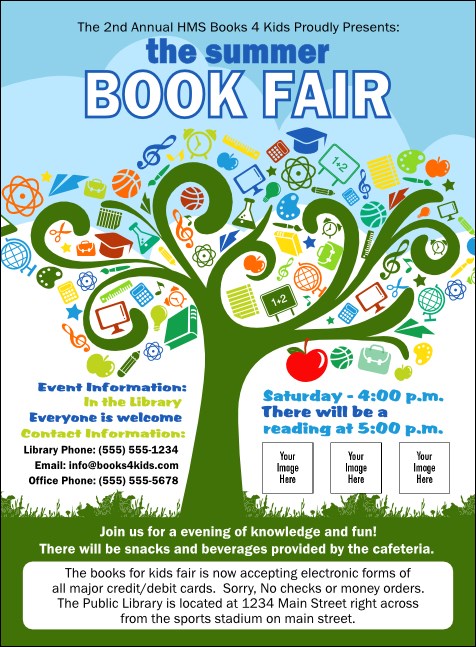 School Tree Invitation Product Front