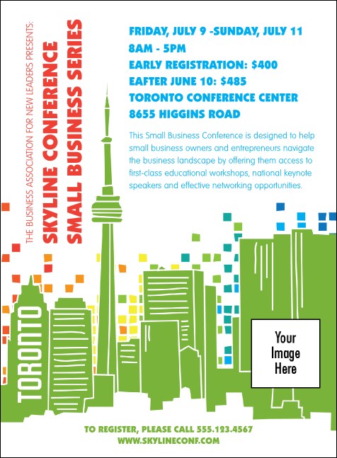 Toronto Invitation (White) Product Front