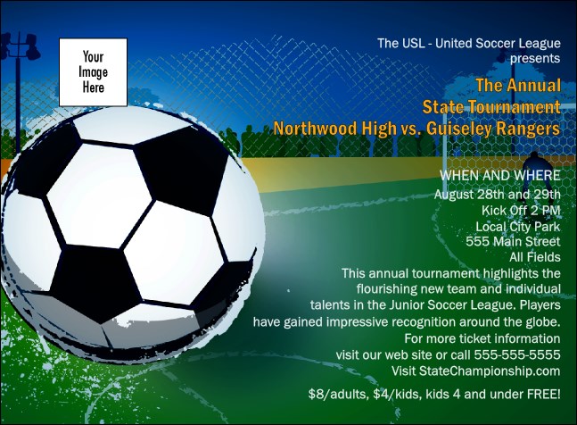 Soccer Ball Invitation