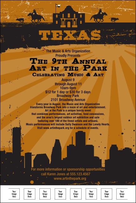 Texas Poster 002 Product Front