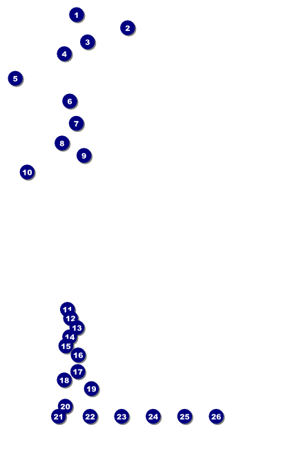 Jacksonville Poster Front Field Markers