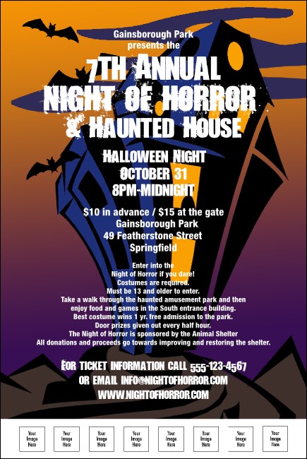 Haunted House Poster 003 Product Front