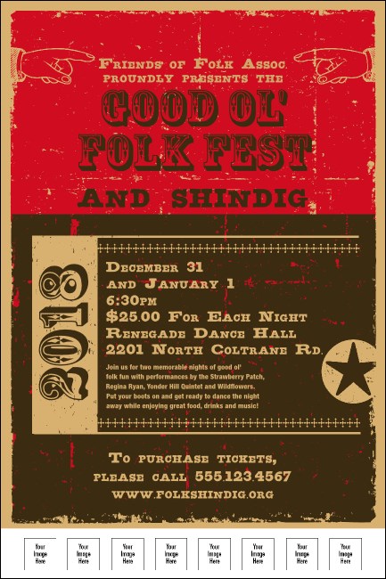 Woodcut Poster Product Front