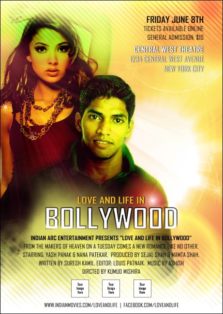 Bollywood Postcard Product Front